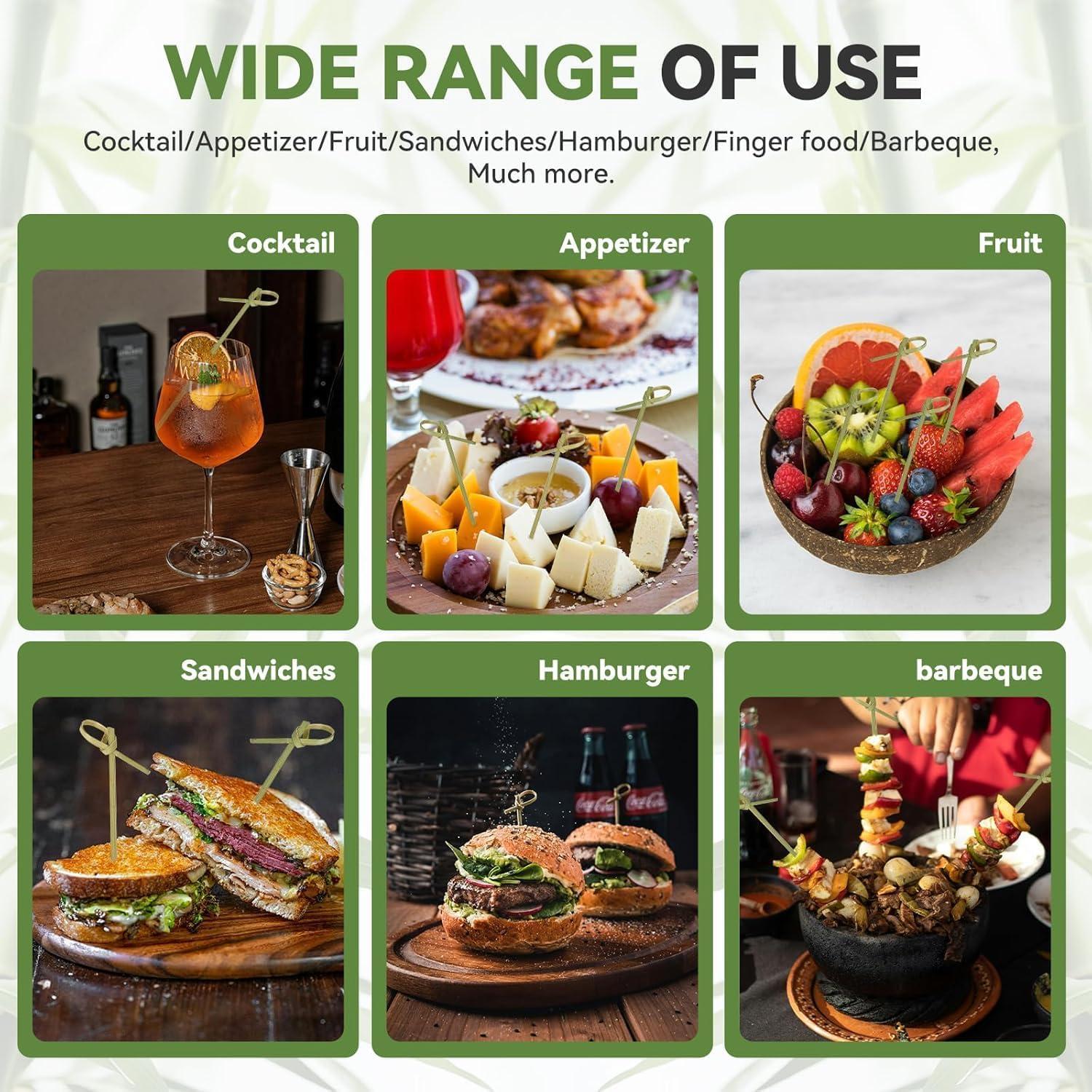 300 Palillos de Bambú para Cócteles 11.94 cm GuGen