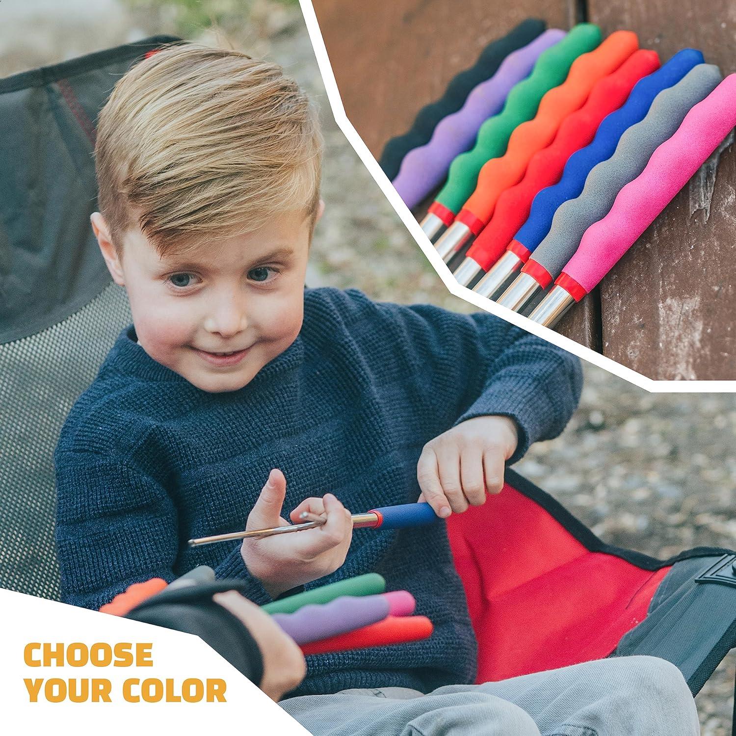 Palos para Asar Malvaviscos MalloMe 45" XL - Juego de 4