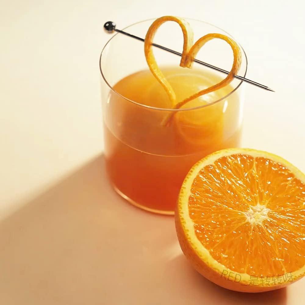 15 Palillos de Cóctel de Acero Inoxidable Reutilizables 10.9 cm