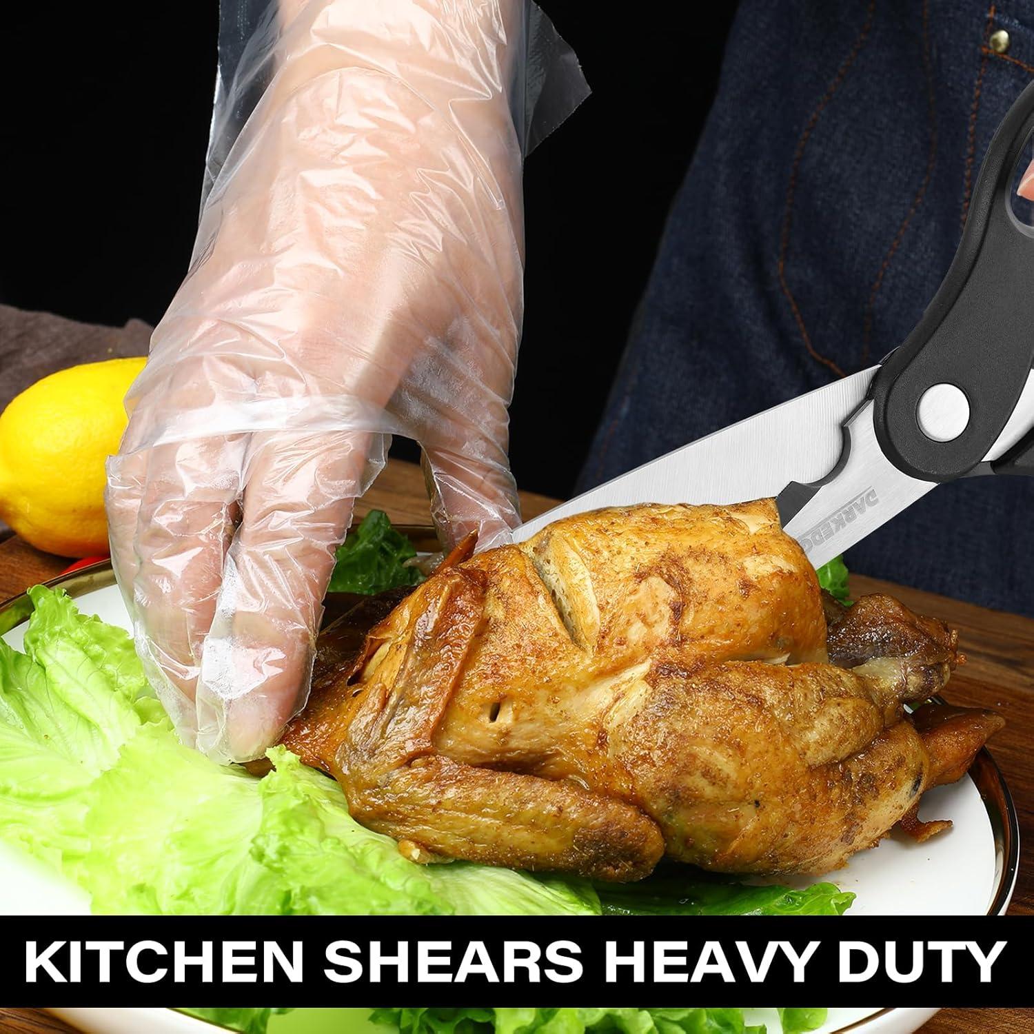 Tijeras de Cocina DARK EDGE con Soporte Magnético 23.5 cm