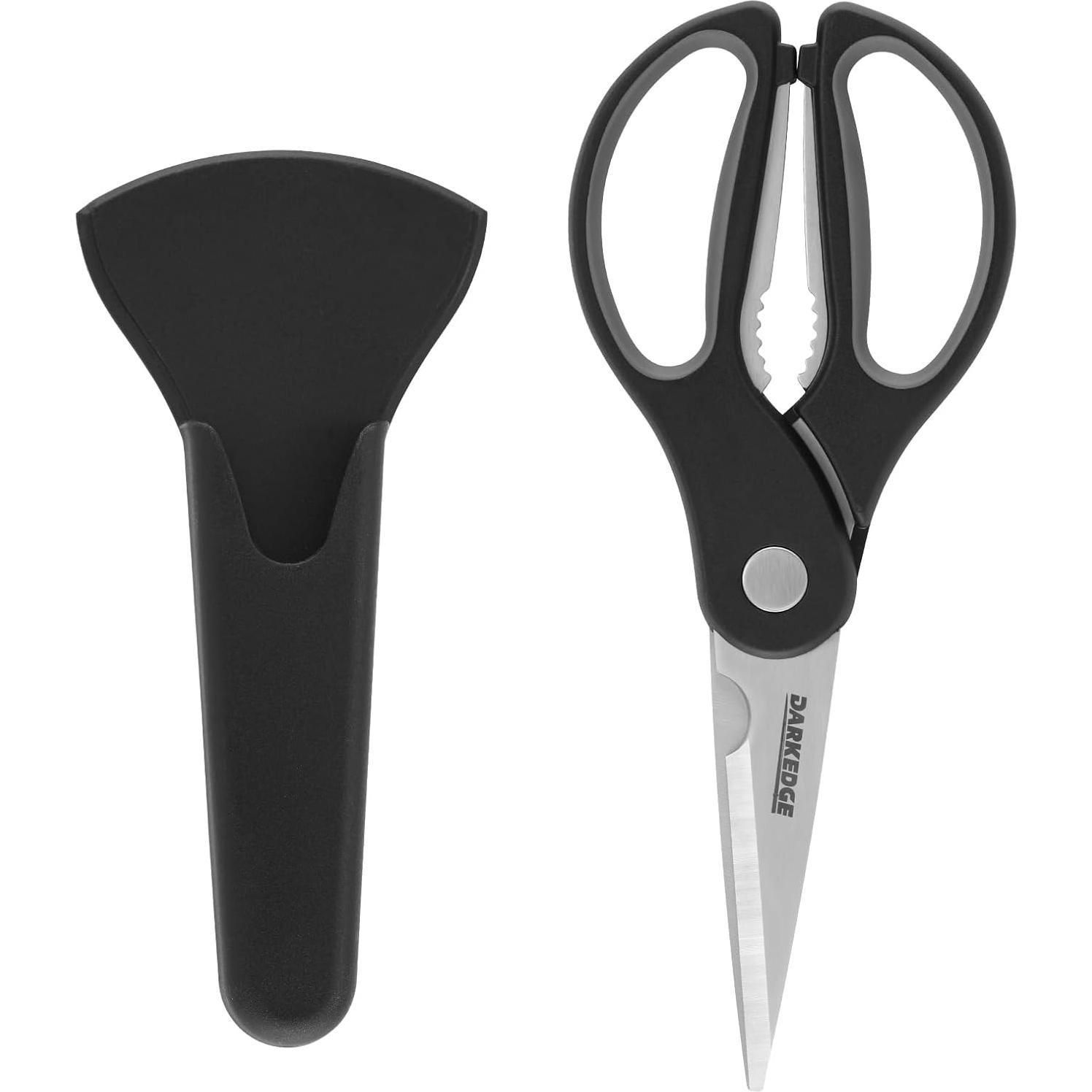 Tijeras de Cocina DARK EDGE con Soporte Magnético 23.5 cm