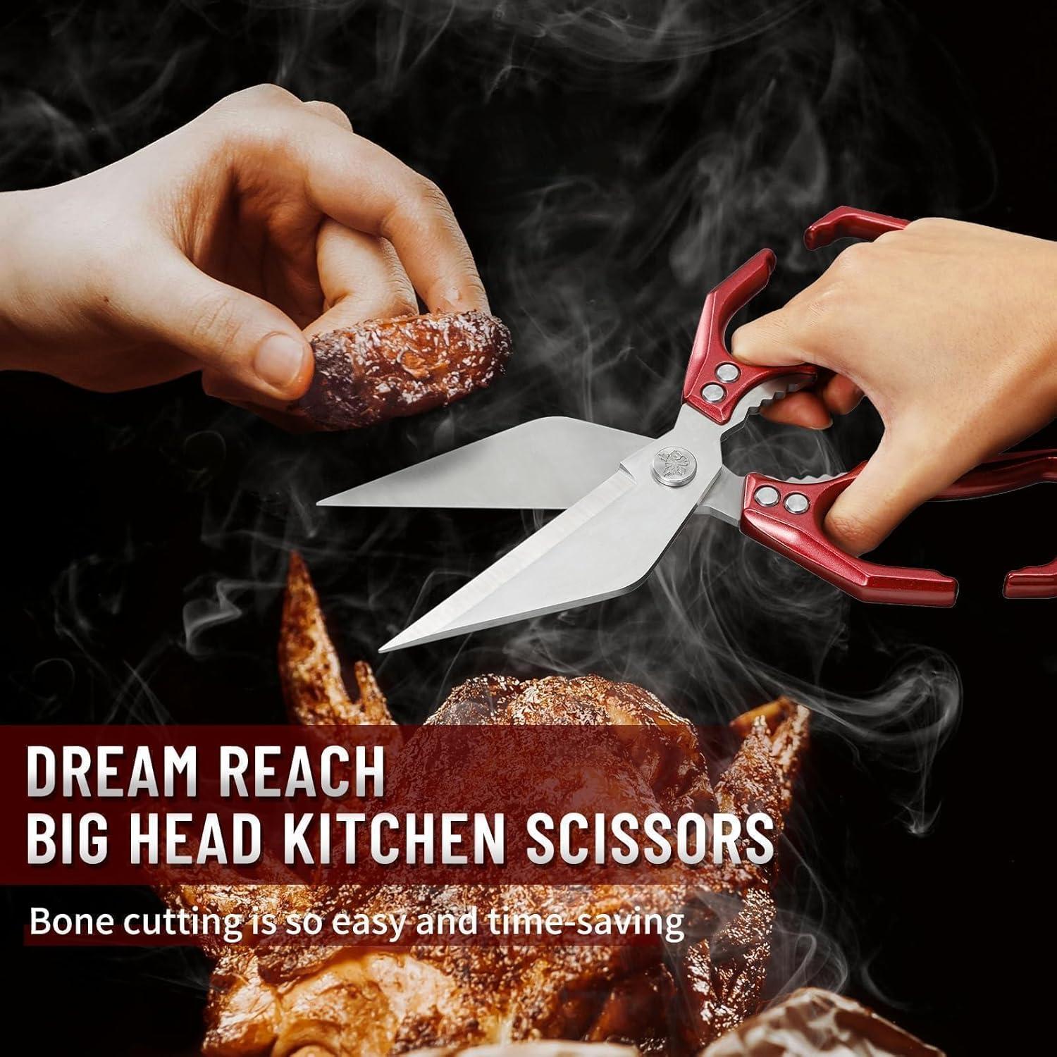 Tijeras de Cocina Dream Reach para Pollo y Carne - Acero Inoxidable