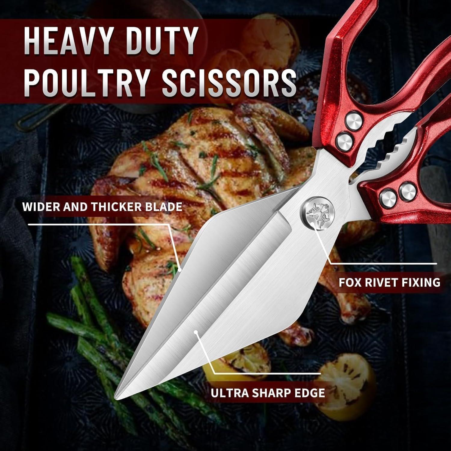 Tijeras de Cocina Dream Reach para Pollo y Carne - Acero Inoxidable