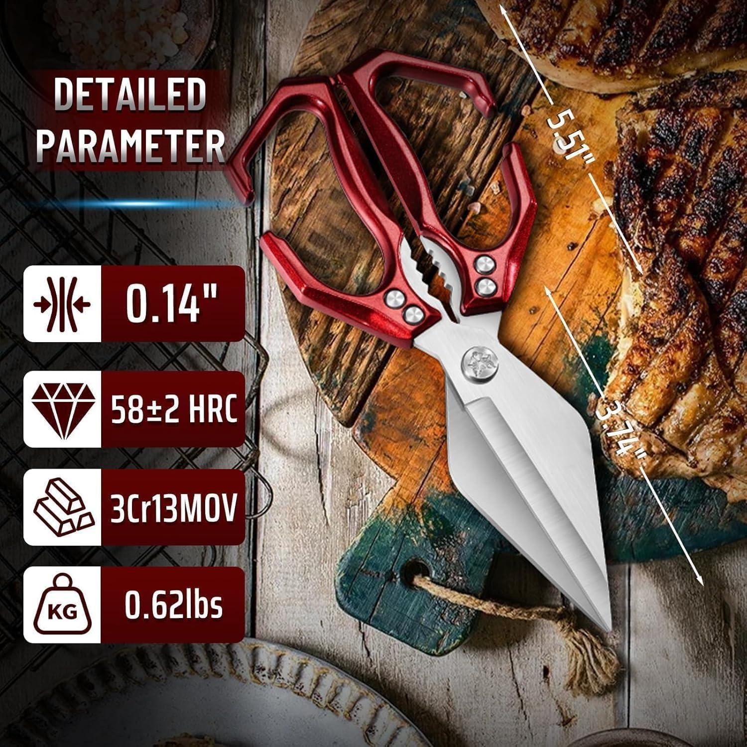 Tijeras de Cocina Dream Reach para Pollo y Carne - Acero Inoxidable