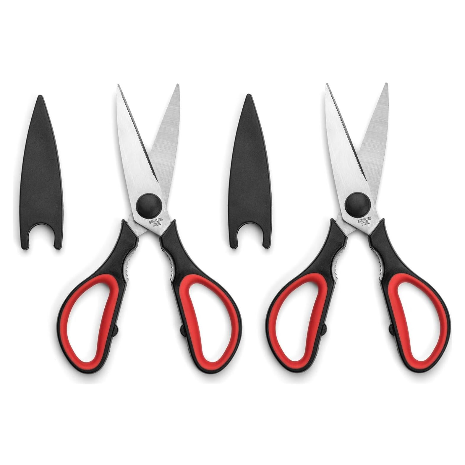 Tijeras de Cocina Silicone Designs - Acero Inoxidable, Juego de 2