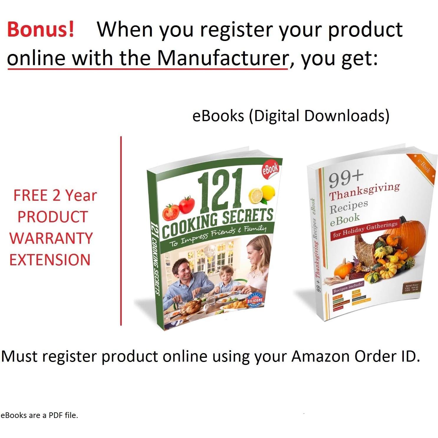 Tijeras de Cocina Silicone Designs - Acero Inoxidable, Juego de 2