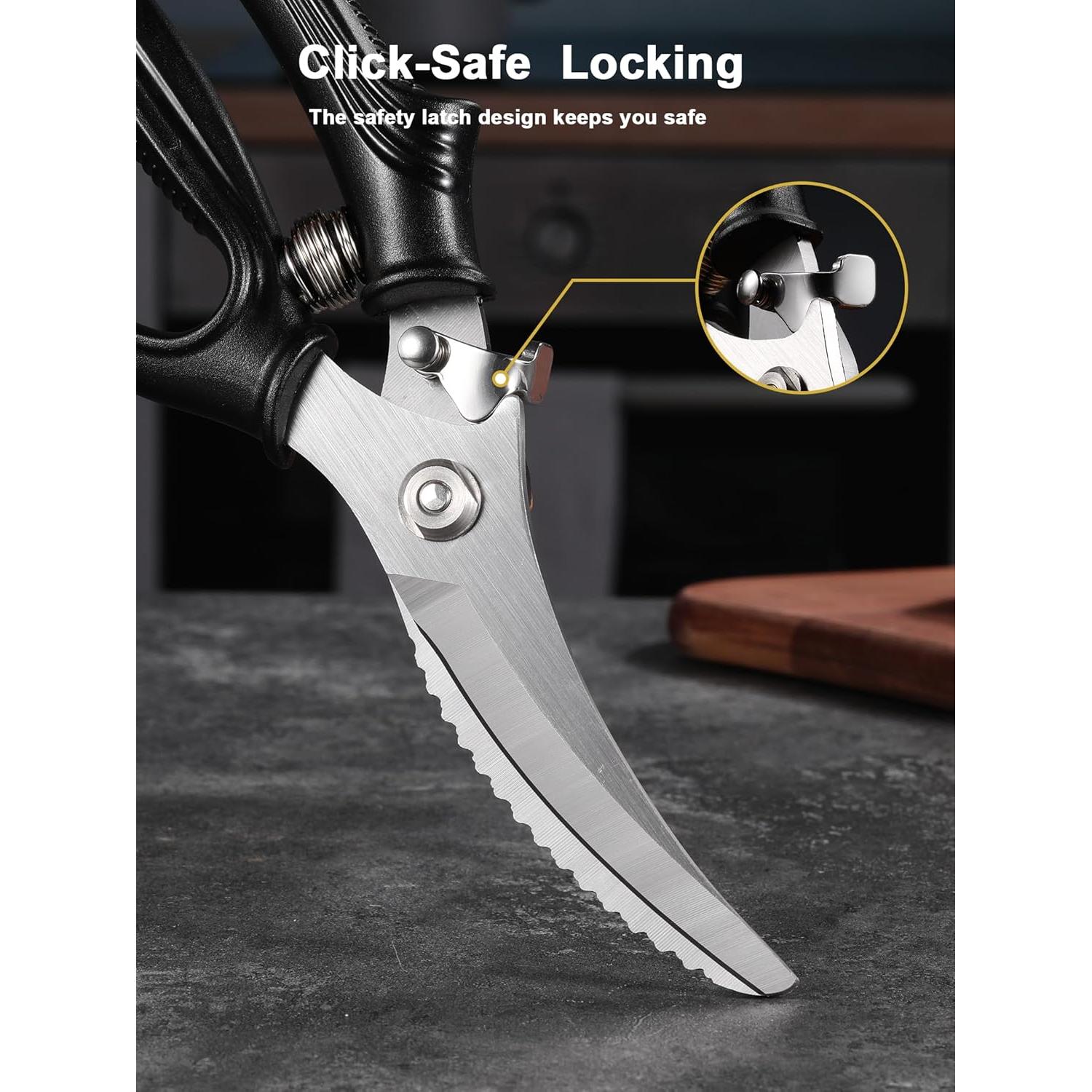 Tijeras de Cocina Vomsocs Alta Resistencia Acero Inoxidable