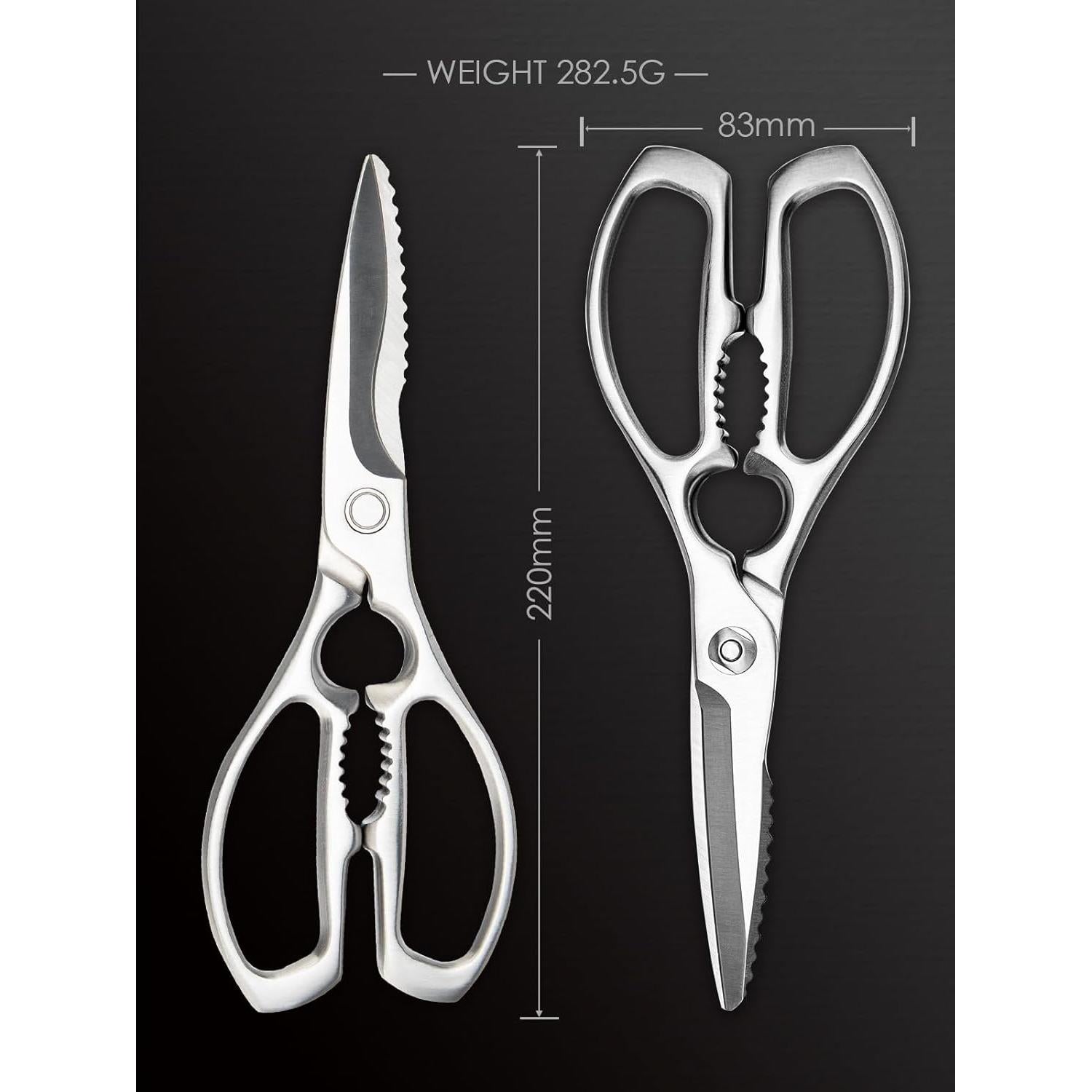 Tijeras de Cocina SimCoker de Acero Inoxidable 22cm Multiusos