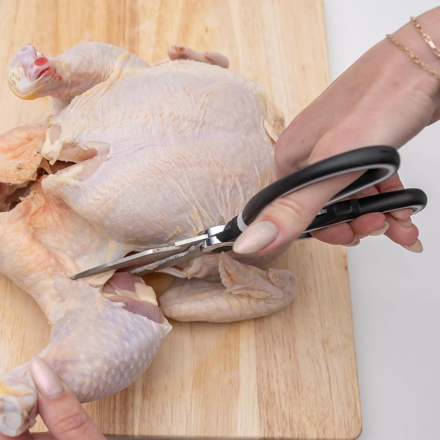 Set de Tijeras de Cocina TopShelf Kitchenware - 4 Piezas de Acero Inoxidable