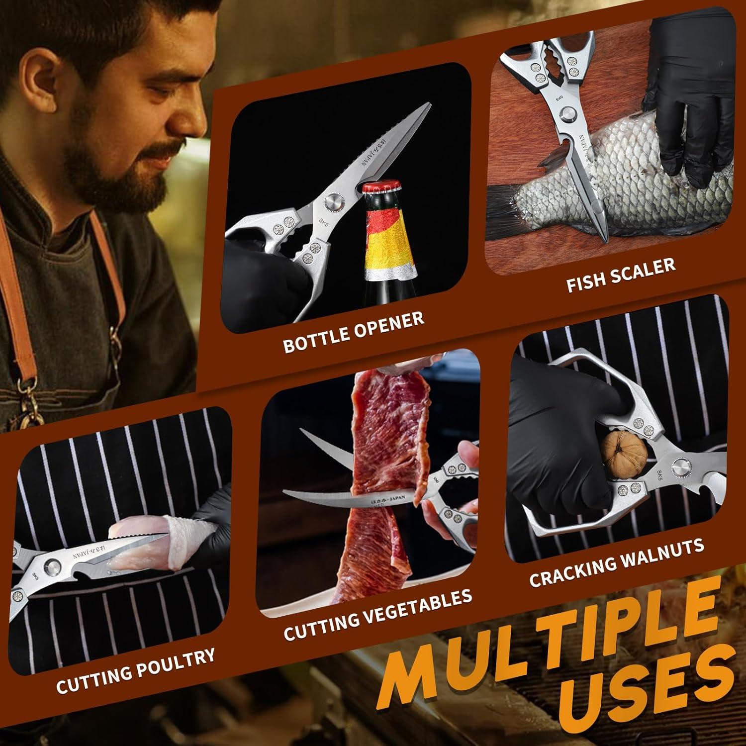 Tijeras de Cocina Huusk de Acero Inoxidable - 427g