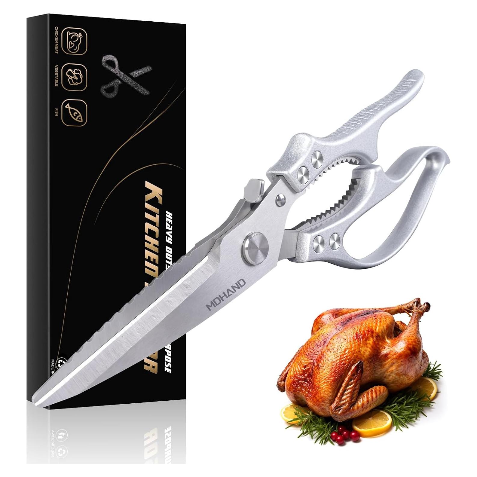 Tijeras de Cocina MDHAND 26.92 cm Alta Resistencia Inoxidable