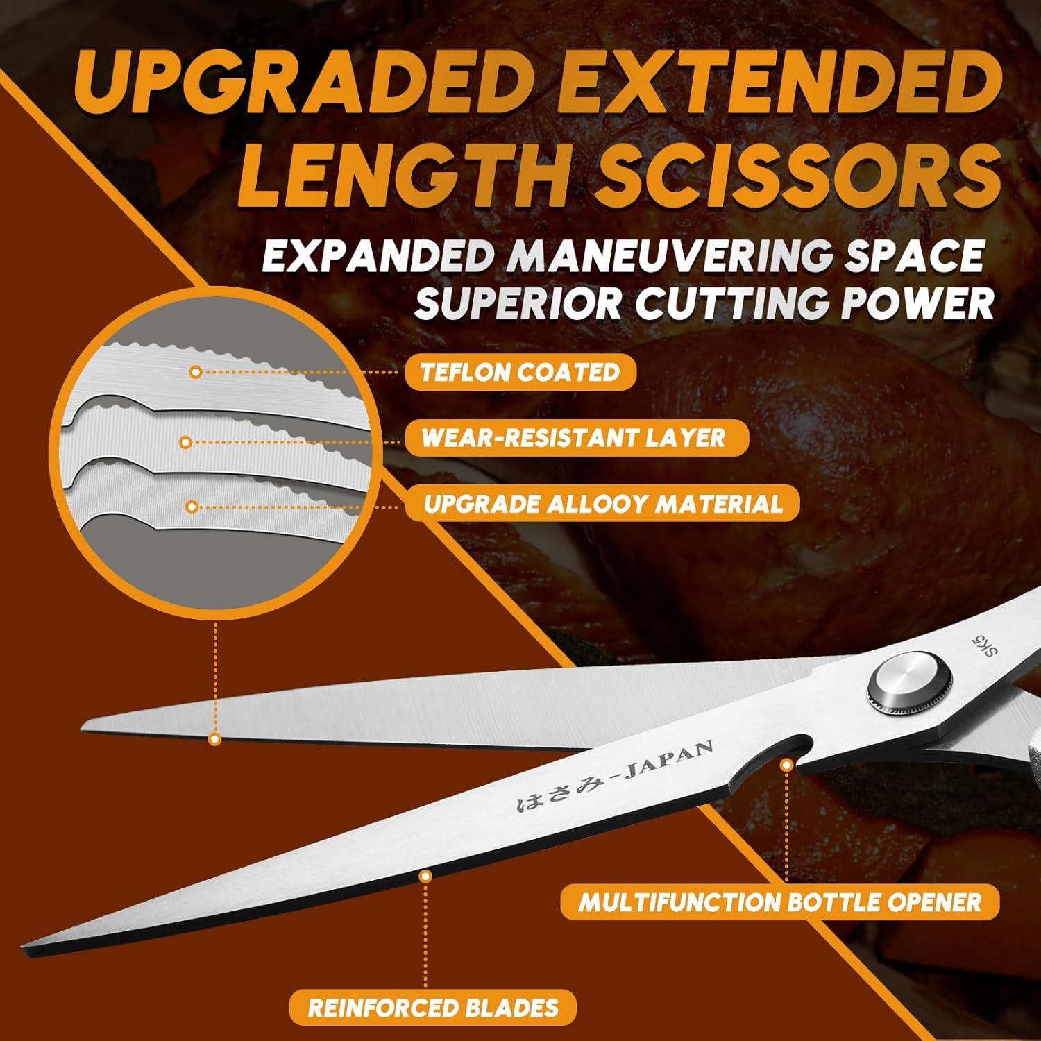 Tijeras de Cocina Huusk de Acero Inoxidable 17.78 cm Plata