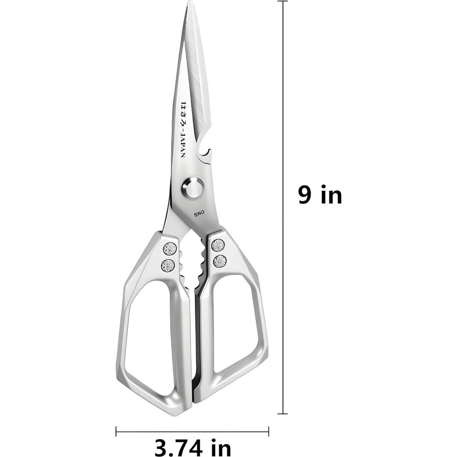 Tijeras de Cocina Honsen de Acero Inoxidable 230g Alta Resistencia