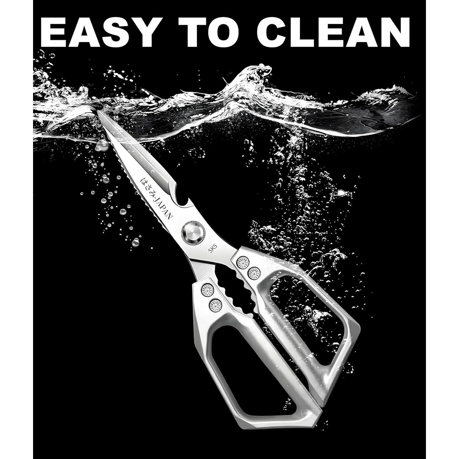 Tijeras de Cocina Honsen de Acero Inoxidable 230g Alta Resistencia