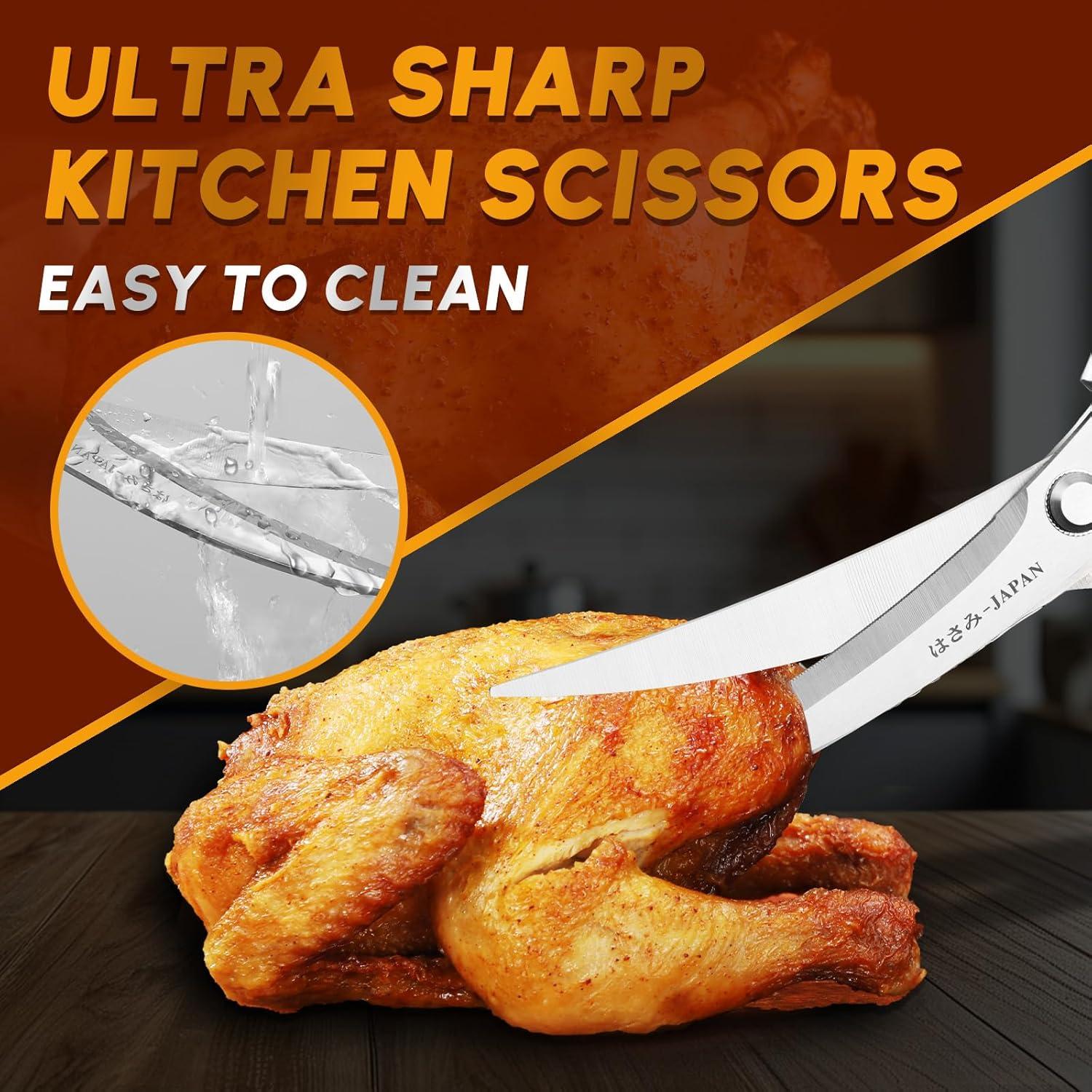 Tijeras de Cocina Huusk de Acero Inoxidable 15.2 cm Plata