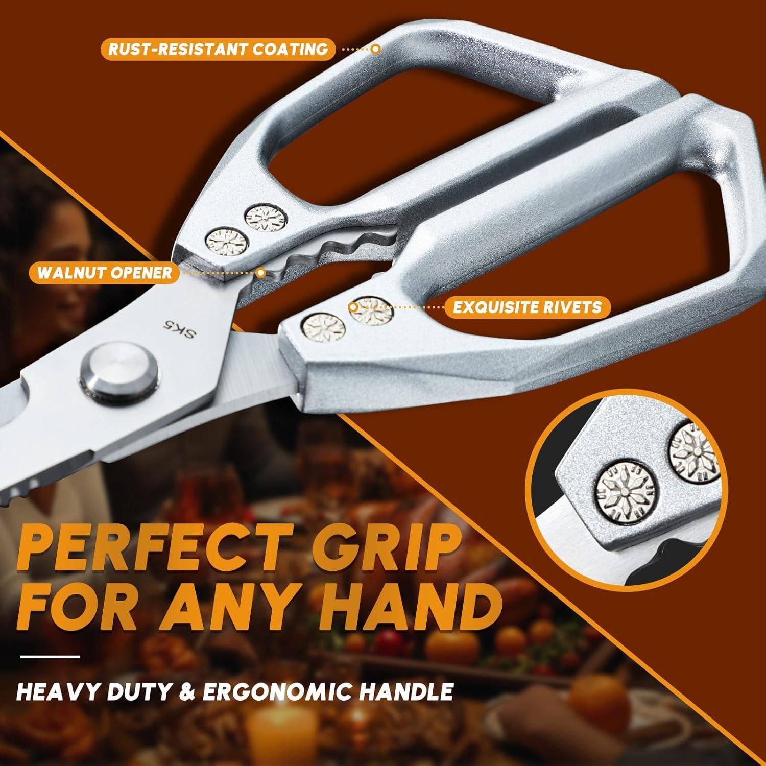 Tijeras de Cocina Huusk de Acero Inoxidable 15.2 cm Plata