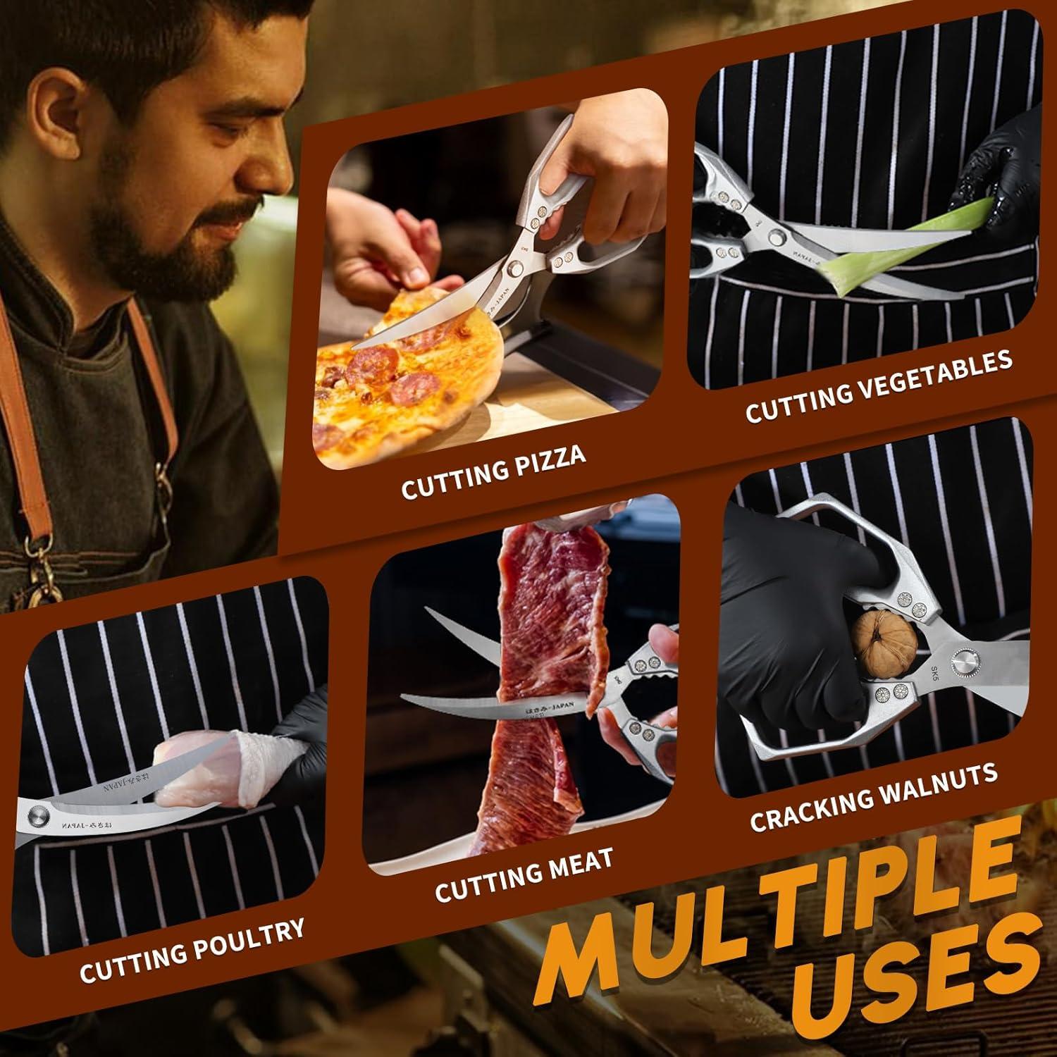 Tijeras de Cocina Huusk de Acero Inoxidable 15.2 cm Plata