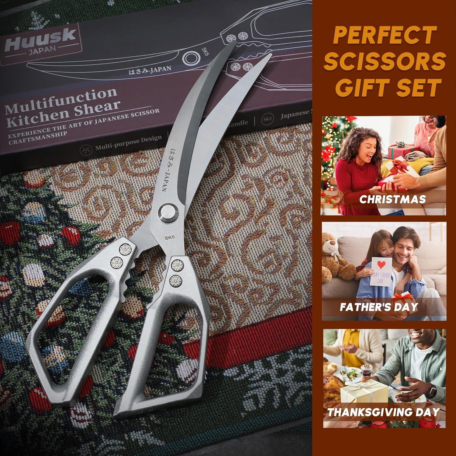 Tijeras de Cocina Huusk de Acero Inoxidable 15.2 cm Plata