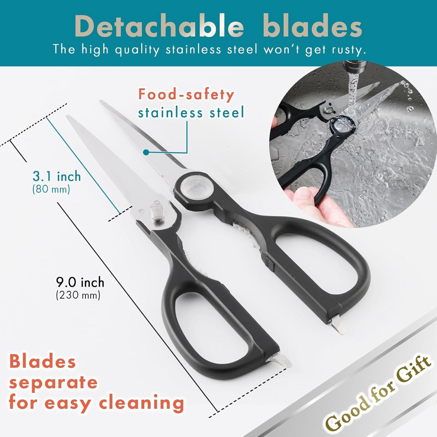 Tijeras de Cocina Multifuncionales Wablade 22.86 cm Acero Inoxidable