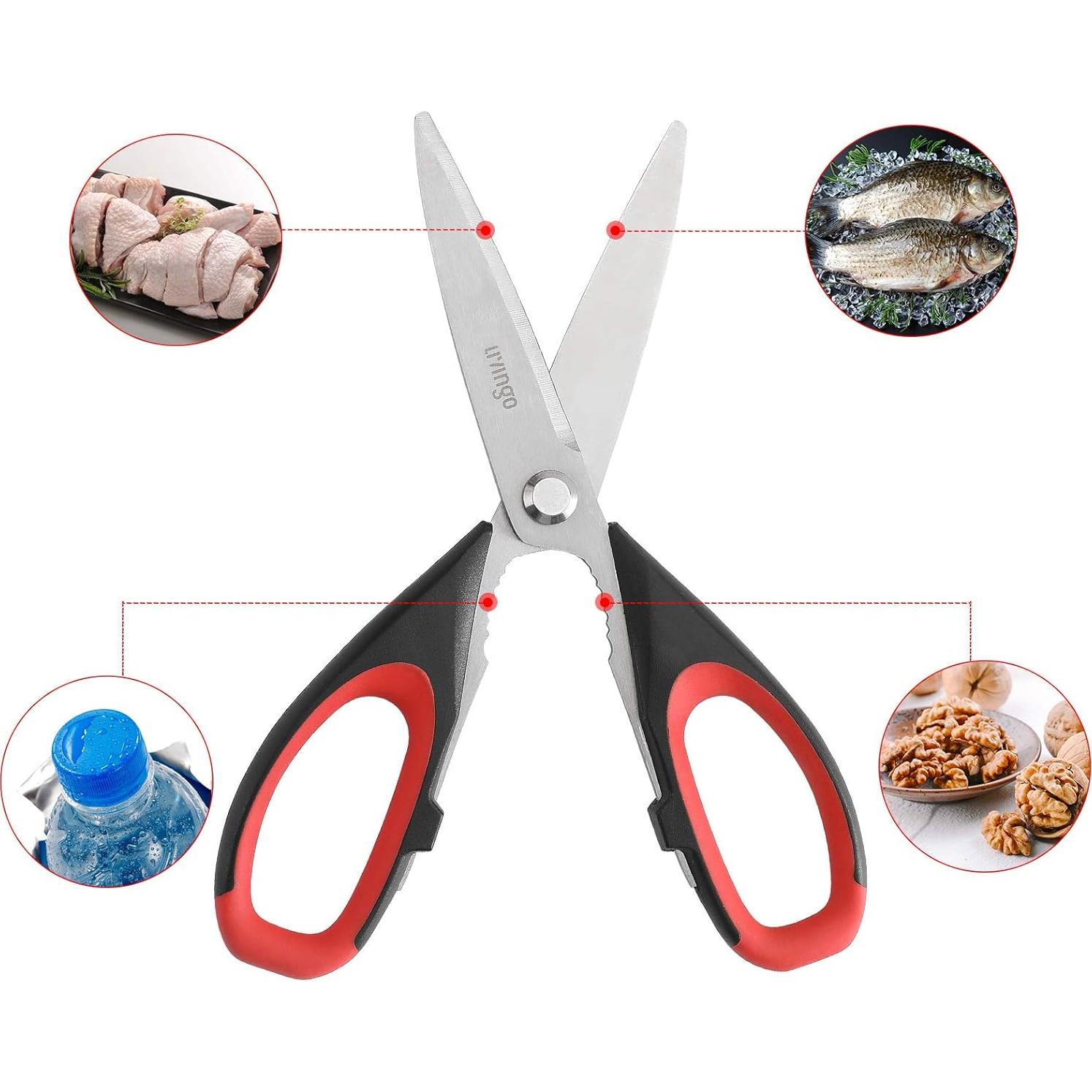 Tijeras de Cocina LIVINGO 21.6 cm Acero Inoxidable Ultra Afiladas