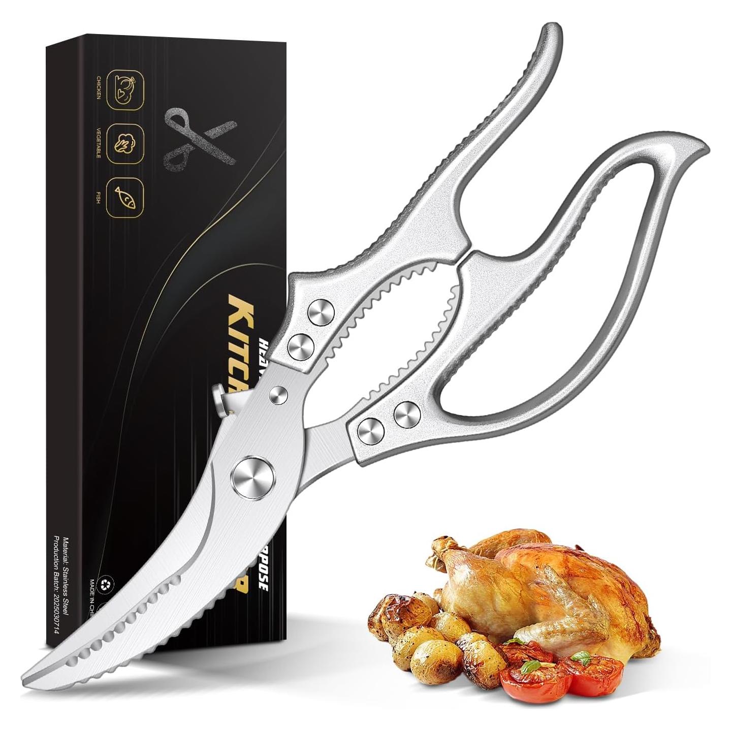 Tijeras de Cocina Aaeiirey de Acero Inoxidable, 11.94 cm