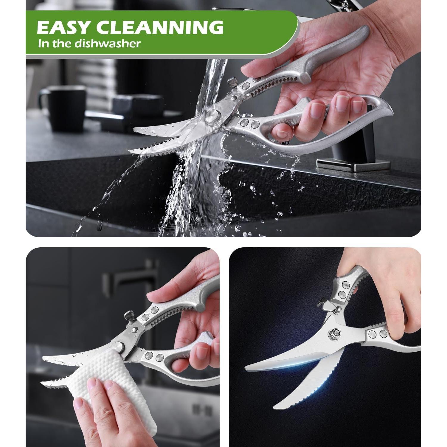 Tijeras de Cocina Aaeiirey de Acero Inoxidable, 11.94 cm