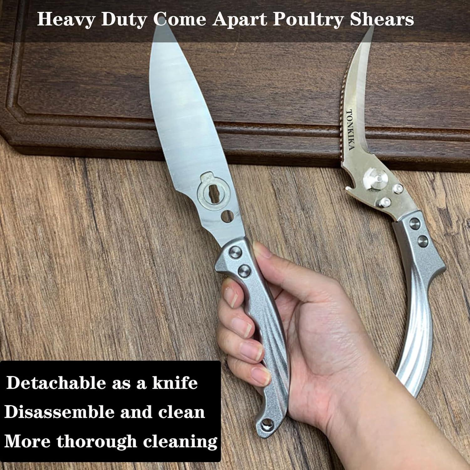 Tijeras de Cocina de Uso Pesado TONKIKA - 2 Paquetes Desmontables