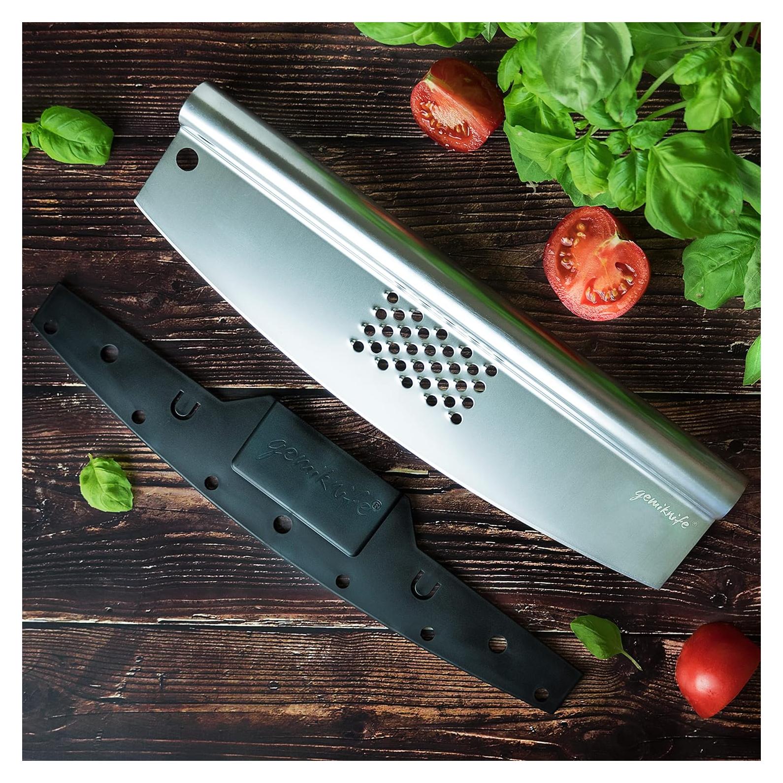 Cortador de Pizza Gemiknife Plus 35.56 cm con Rallador de Queso