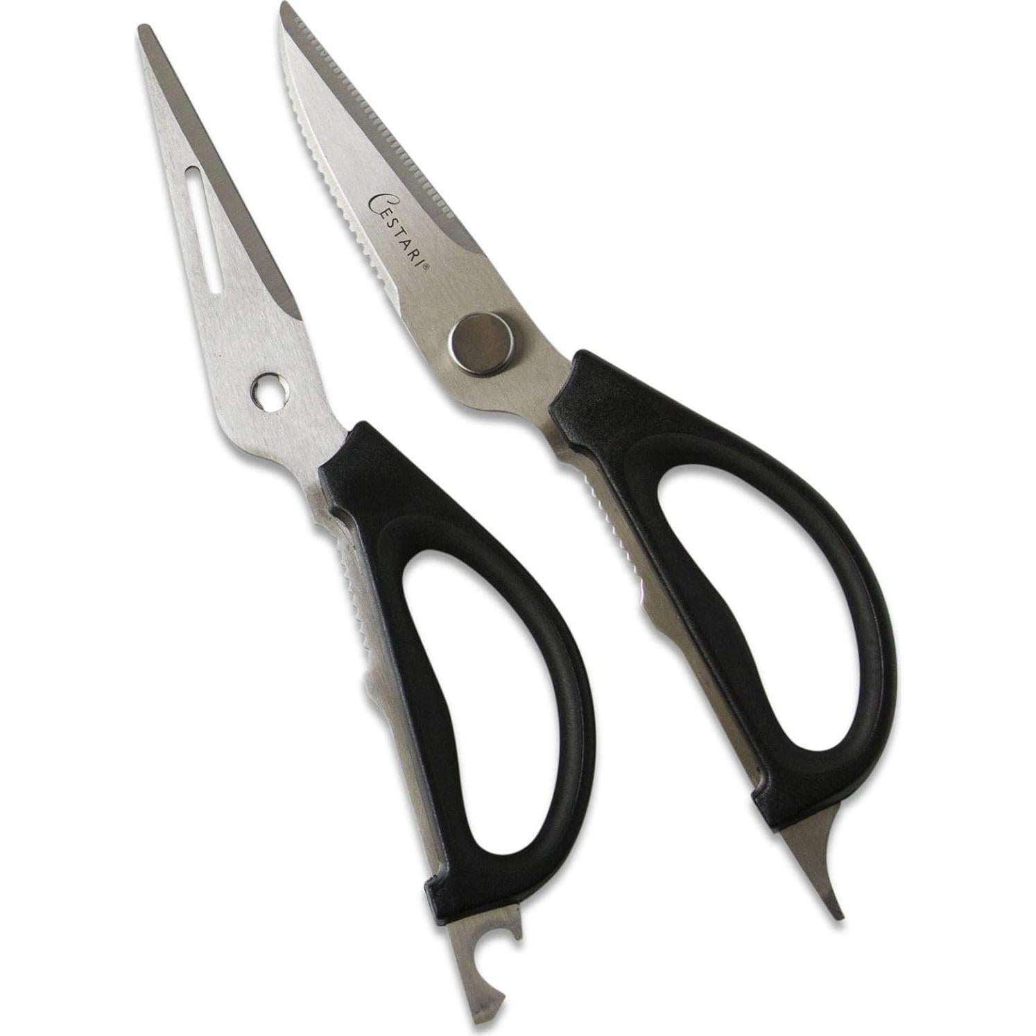 Tijeras de Cocina Cestari de Acero Inoxidable 385g Multifuncionales