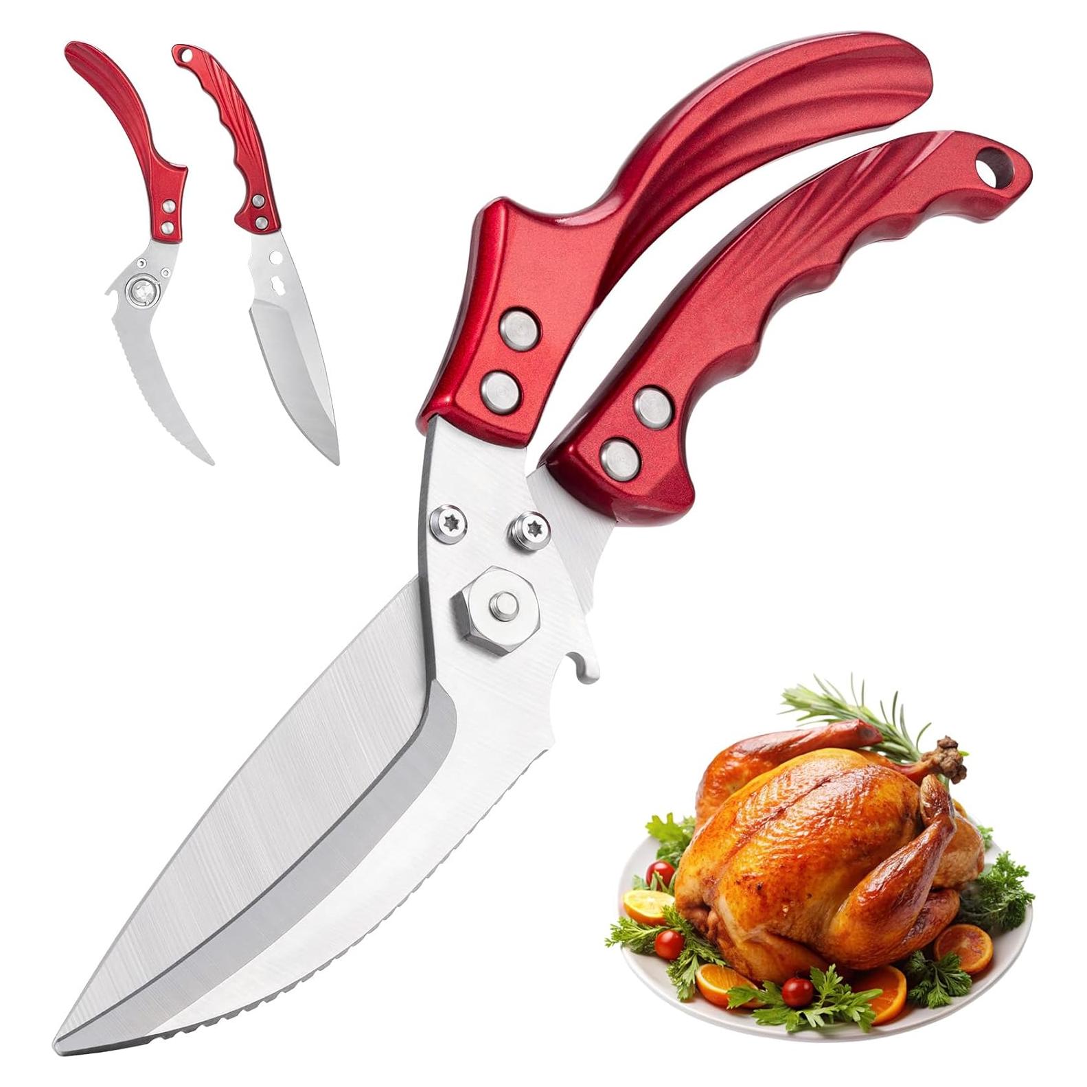 Tijeras de Cocina ZOHORKB Acero Inoxidable Multiusos 320g