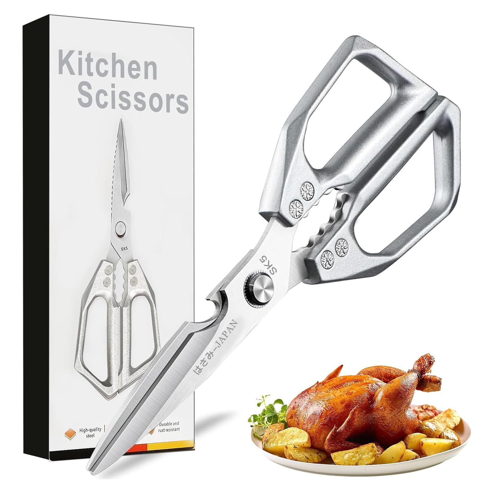 Tijeras de Cocina Multifuncionales SpaseMaxxx Acero Inoxidable