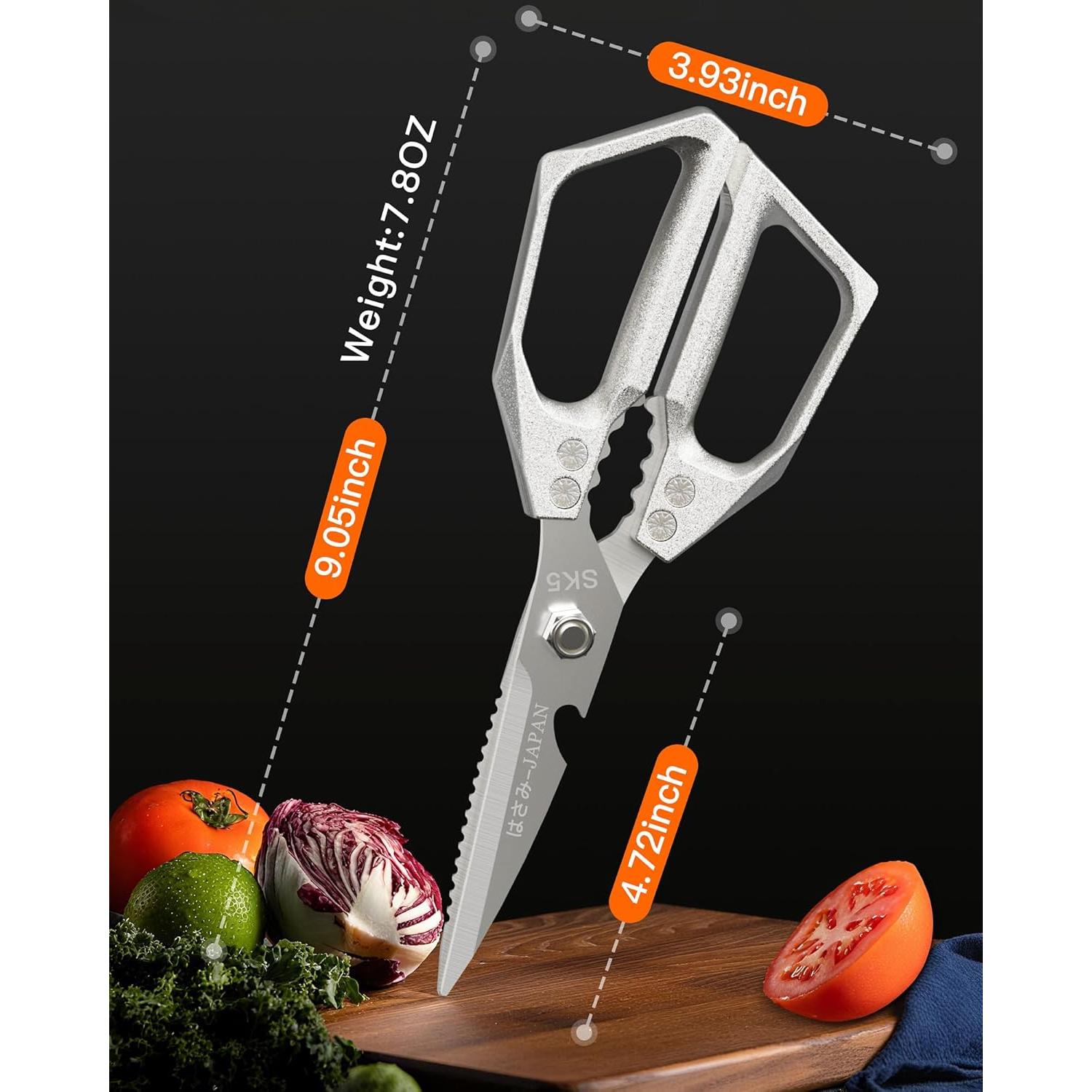Tijeras de Cocina Multifuncionales SpaseMaxxx Acero Inoxidable