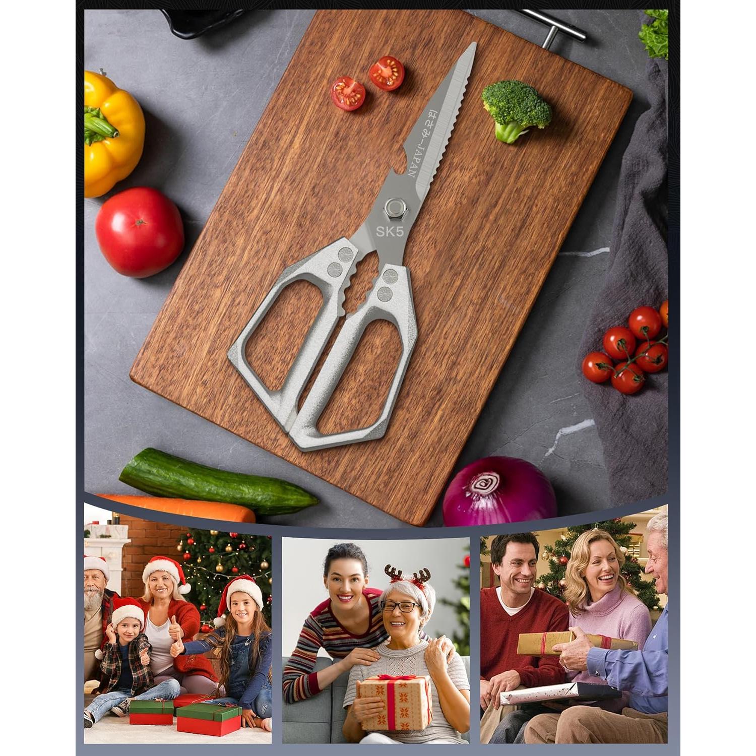 Tijeras de Cocina Multifuncionales SpaseMaxxx Acero Inoxidable