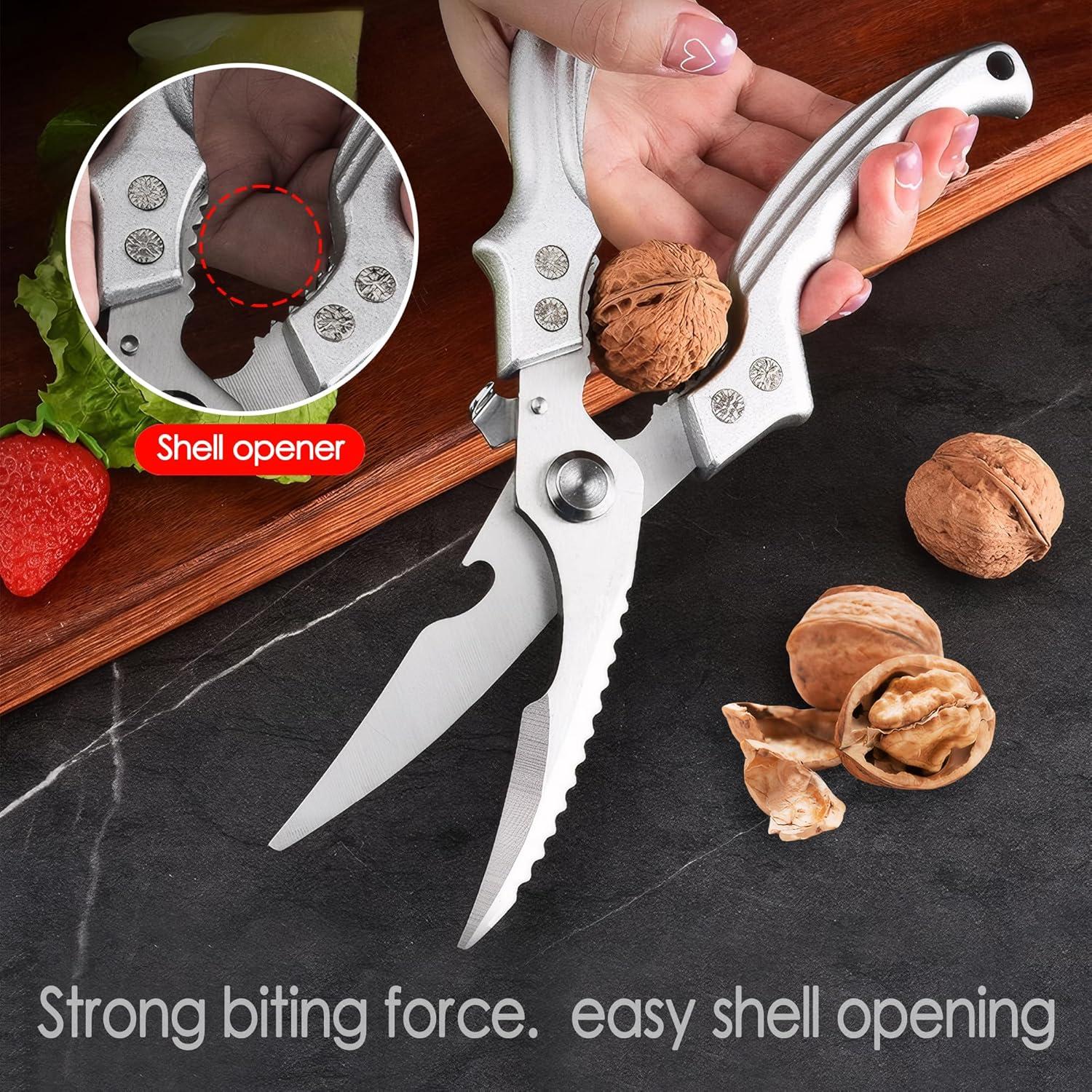 Tijeras de Cocina XQASIEO Acero Inoxidable Multiusos 25cm