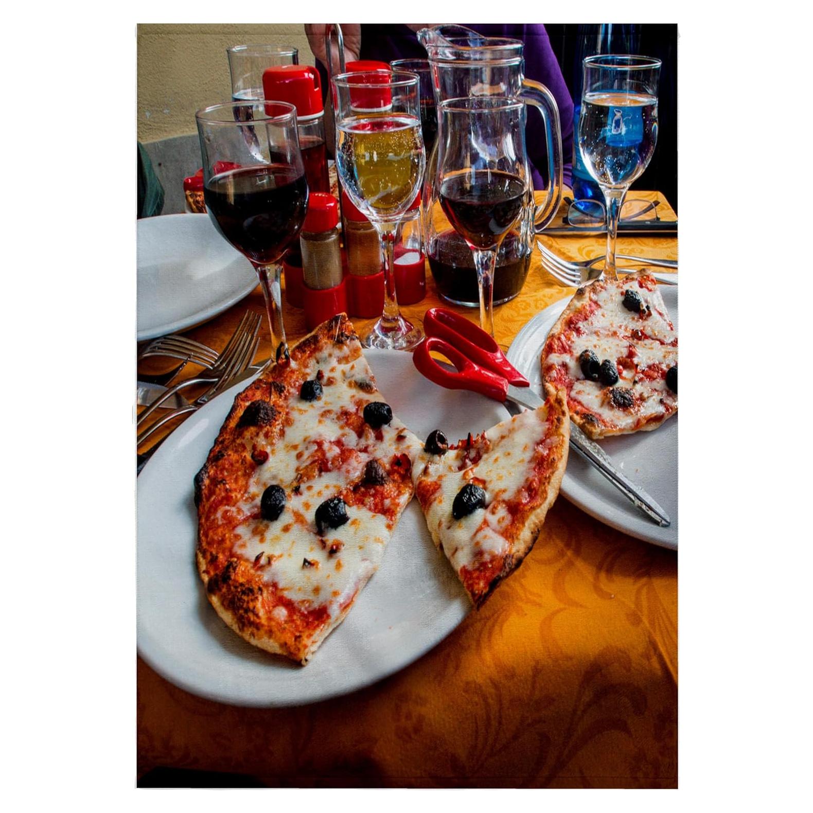 Toalla de Mano 3dRose 55.88x76.2 cm Toscana Pizza