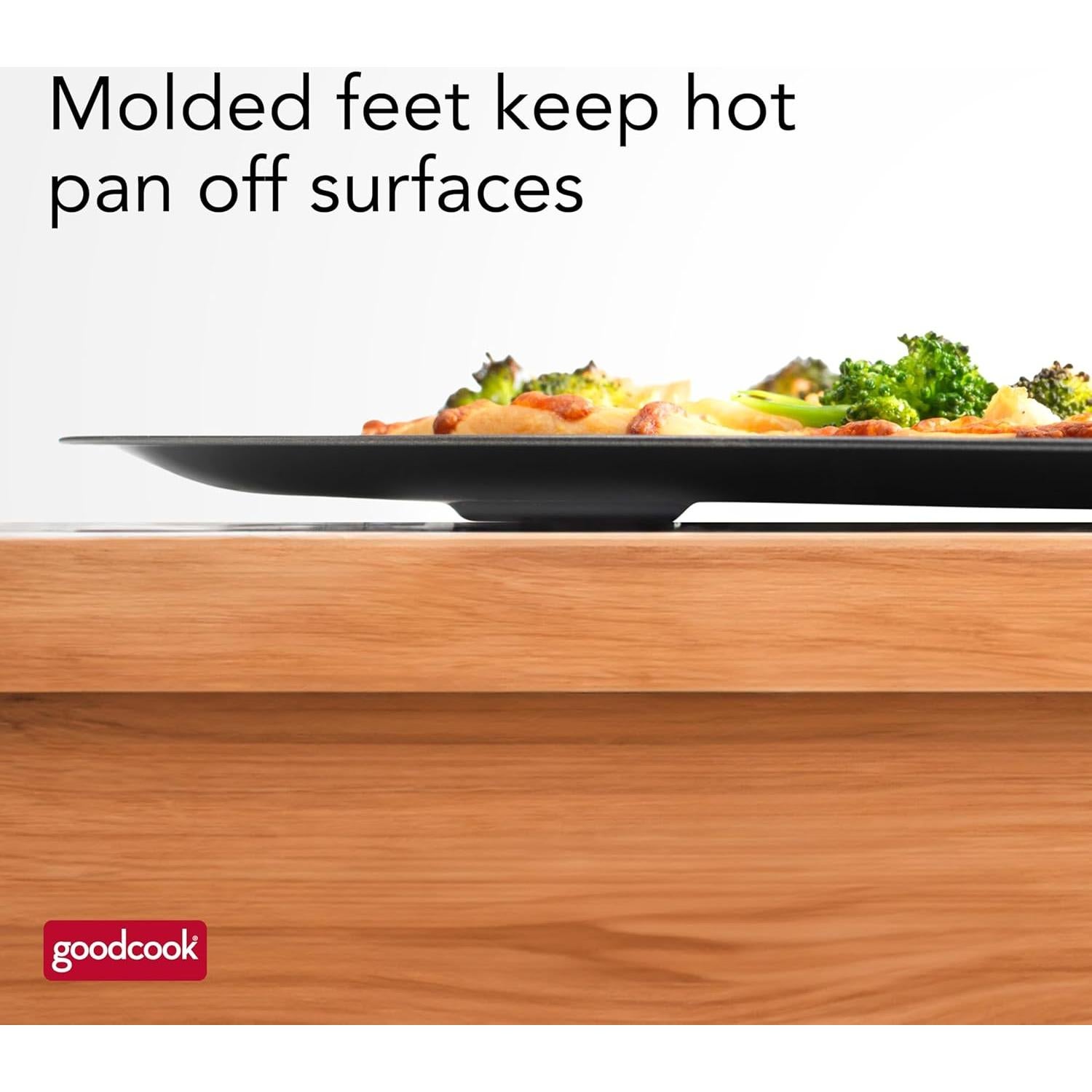 Sartén para Pizza Antiadherente GoodCook 40.64 cm Perforada