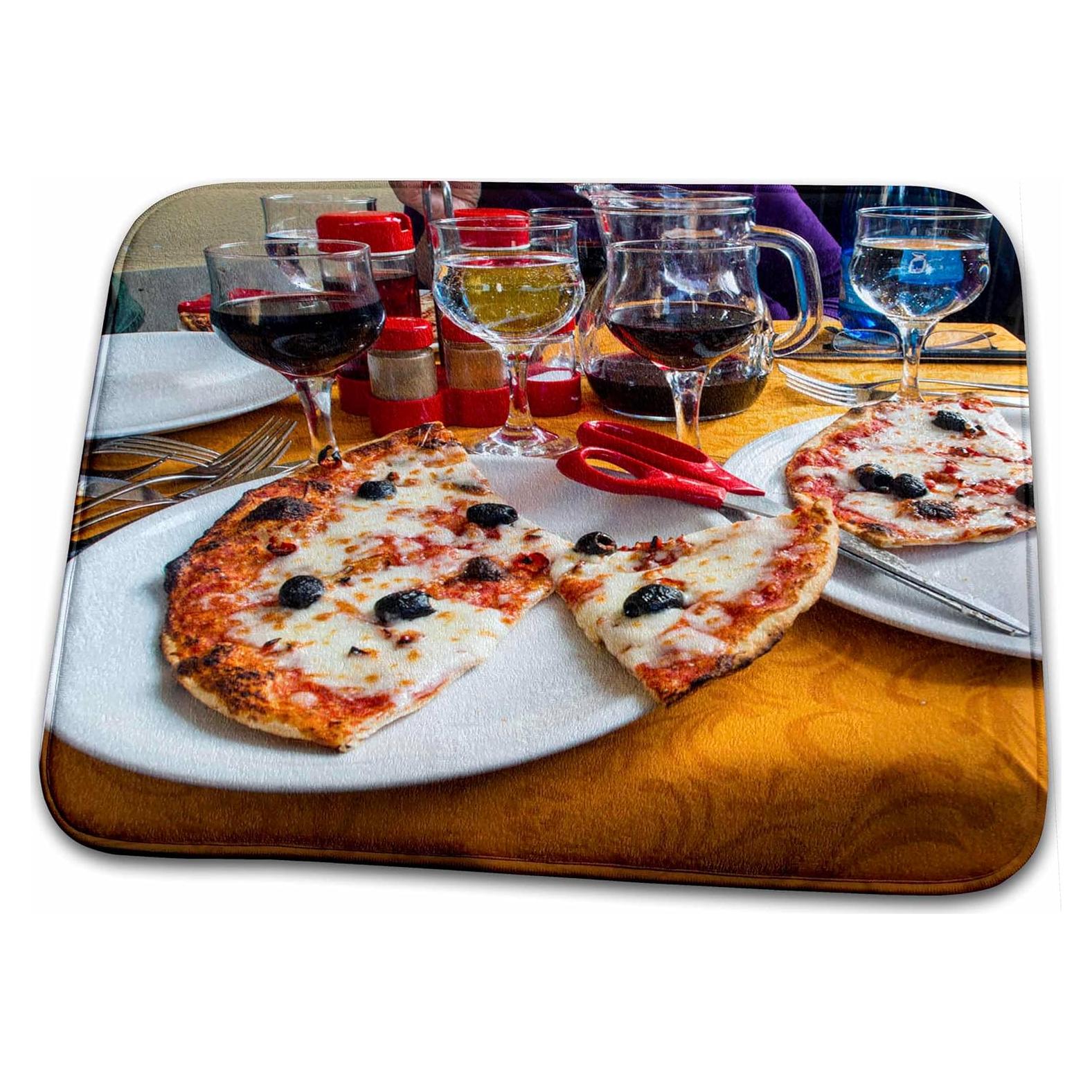 Alfombra de Baño 3dRose Toscana Pienza 46x58 cm Antideslizante