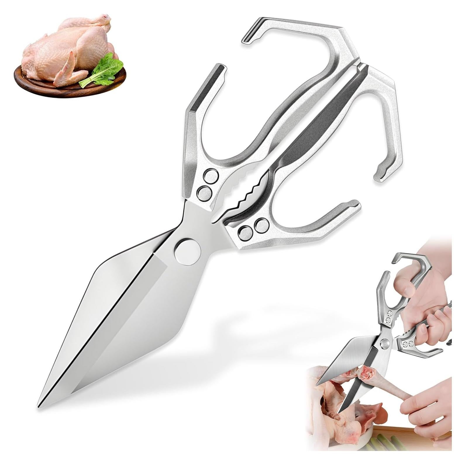 Tijeras de Cocina Multifuncionales GandRmim Acero Inoxidable