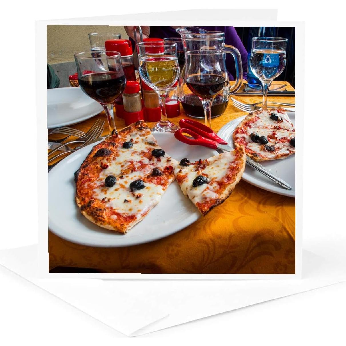 Tarjetas de Felicitación 3dRose - Italia Toscana - Paquete de 12