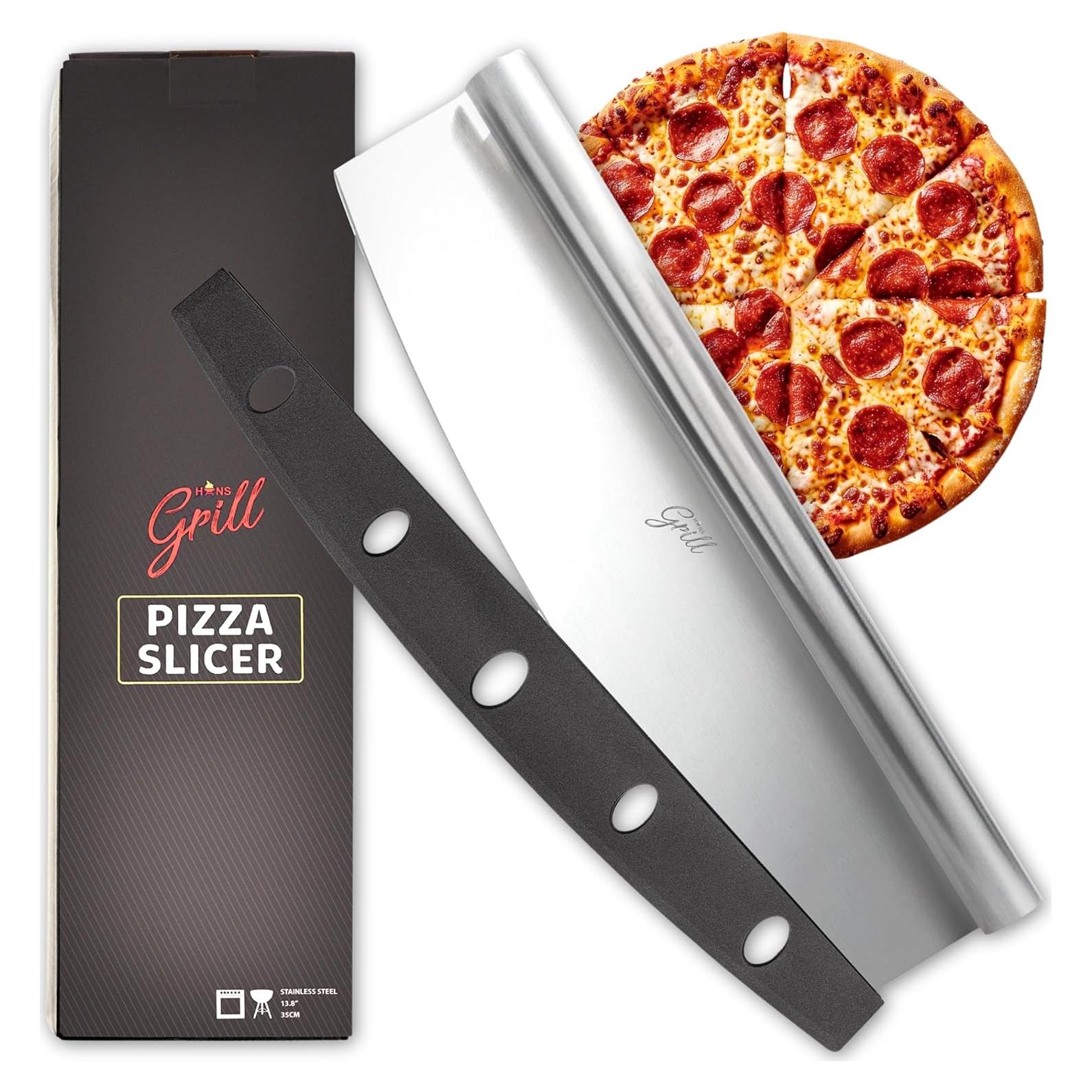 Cortador de Pizza Rocker Hans Grill 35.56 cm Acero Inoxidable