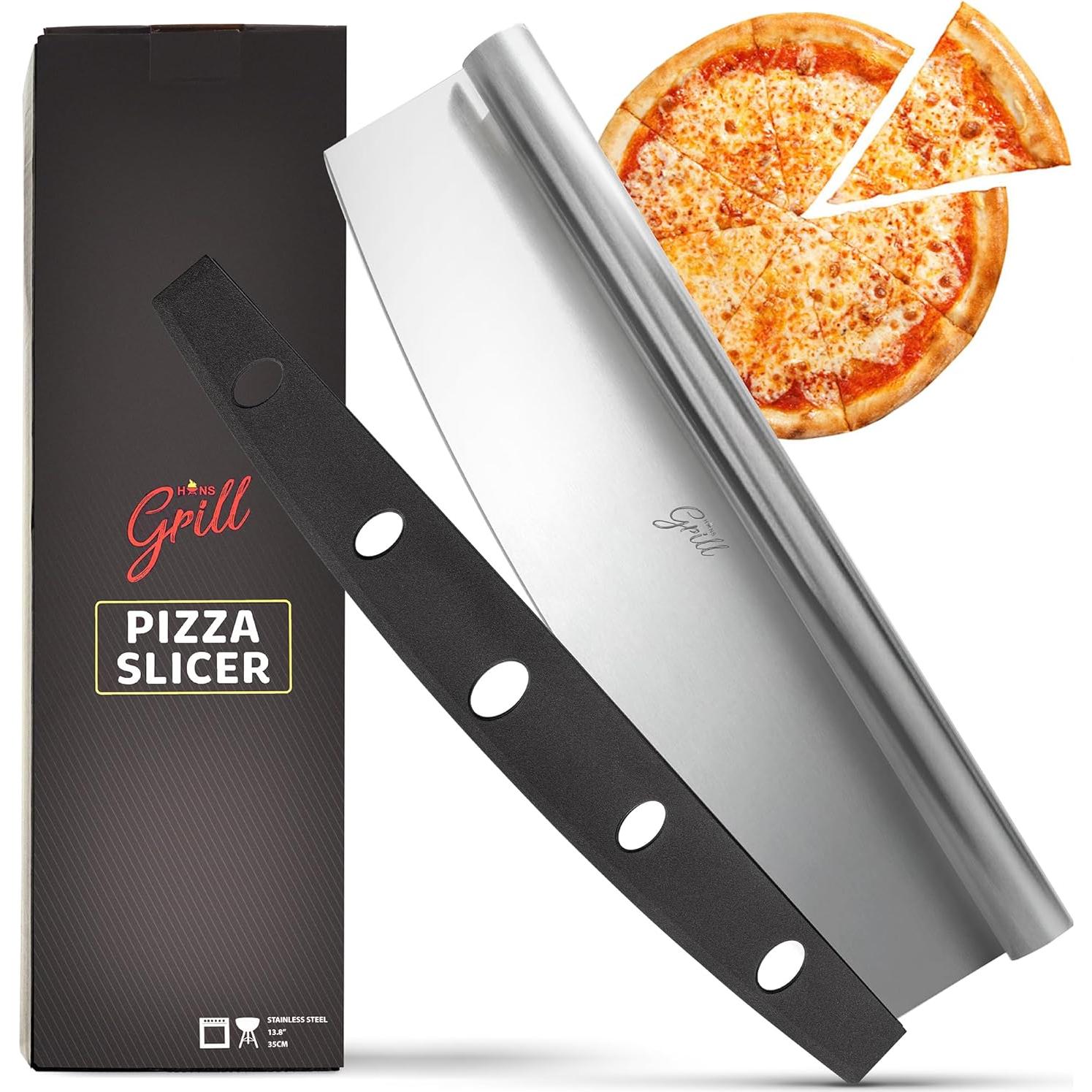 Cortador de Pizza Rocker Hans Grill 35.56 cm Acero Inoxidable
