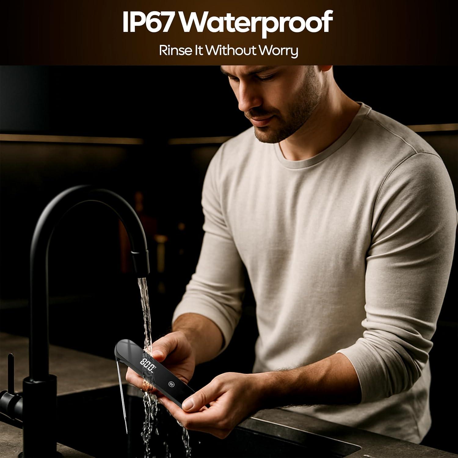 Termómetro Digital de Cocina Famoos DT-127 Impermeable IP67