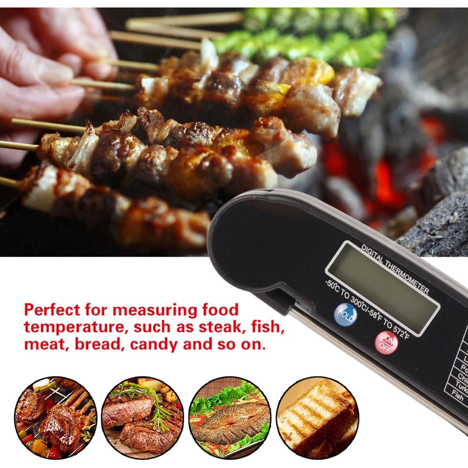 Termómetro Digital de Cocina BORDSTRACT Sonda Plegable 11.2 cm