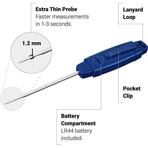 Termómetro Digital Impermeable San Jamar THDGWP - Rango -40°C a 232°C