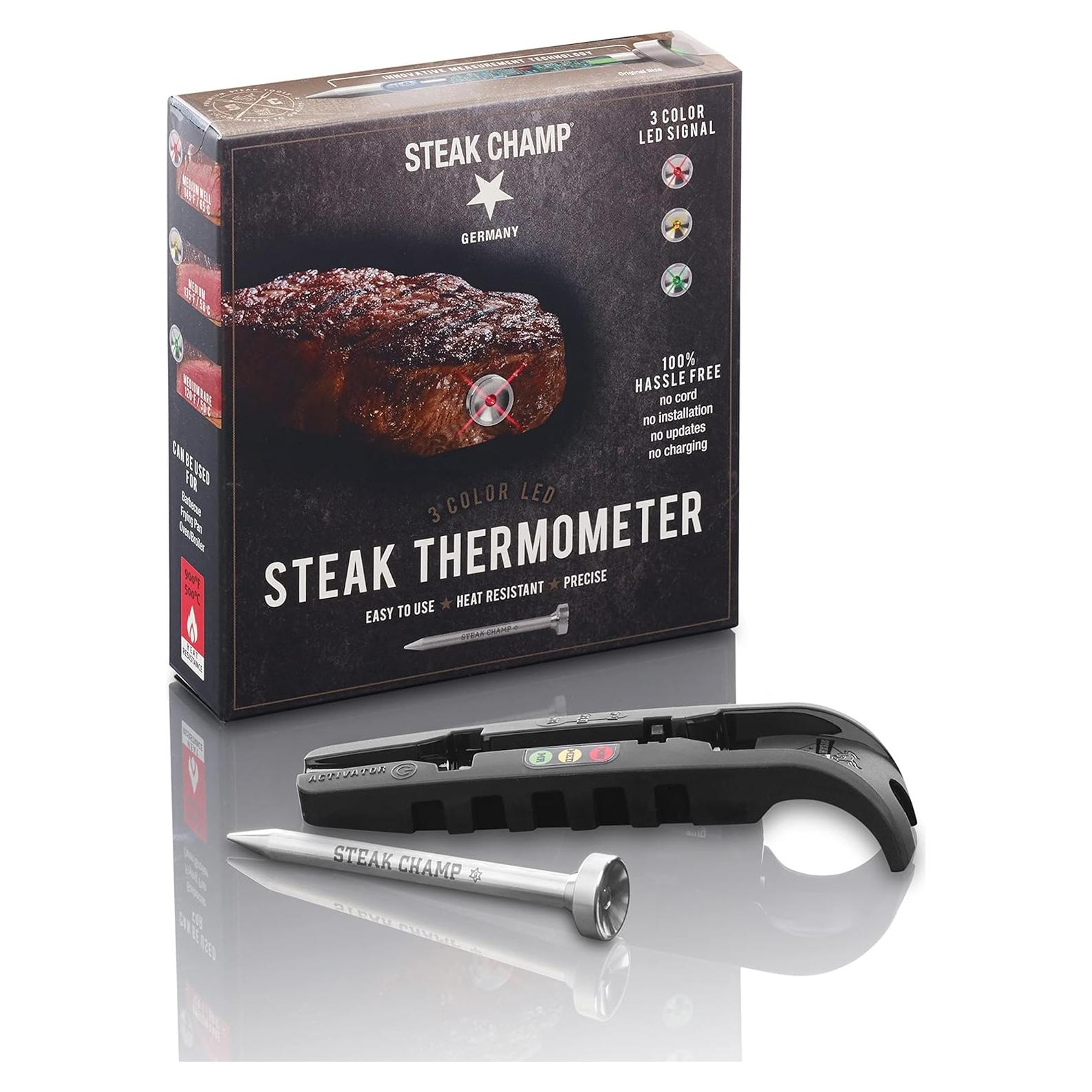 Termómetro de Carne SteakChamp SC10-2020 LED Inalámbrico