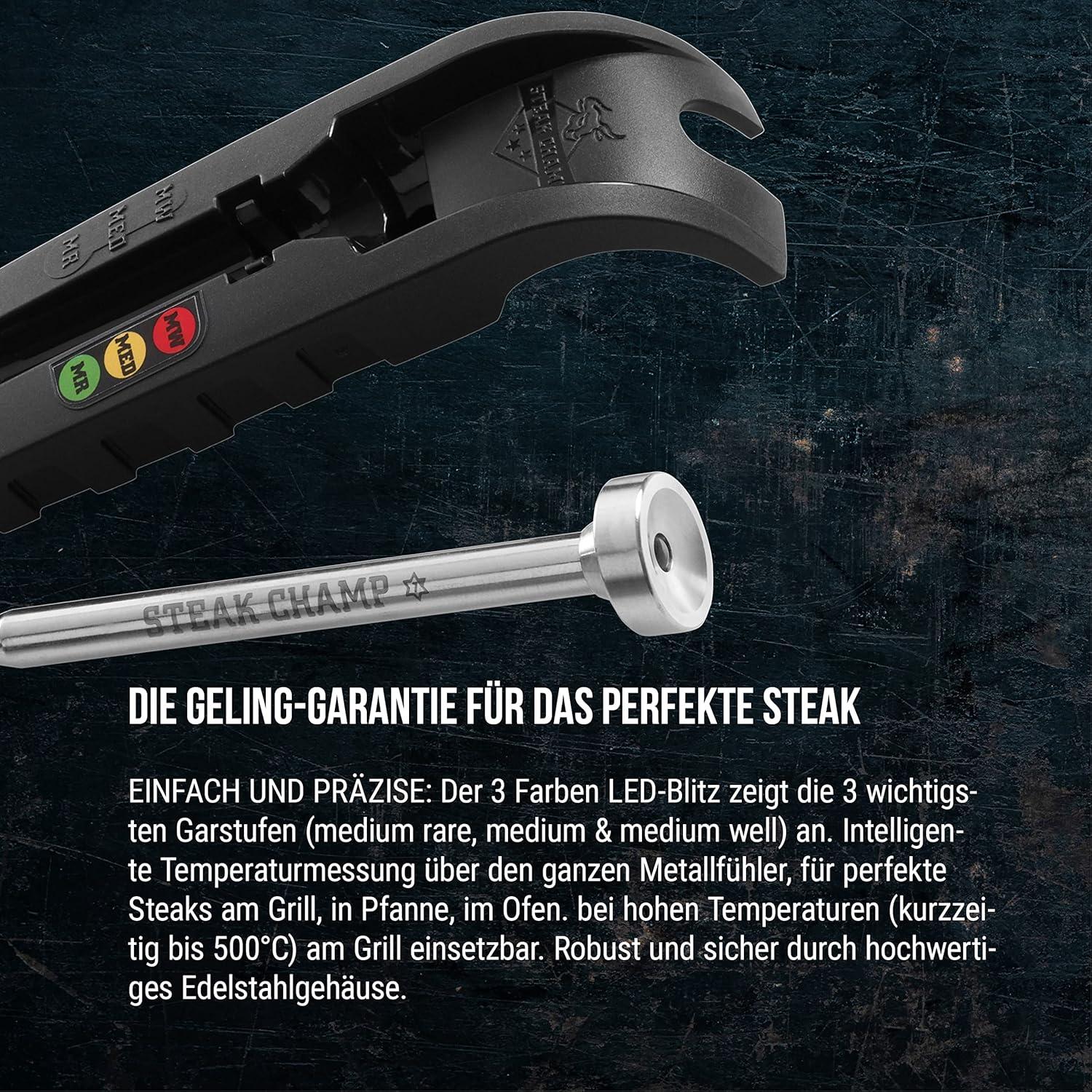 Termómetro de Carne SteakChamp SC10-2020 LED Inalámbrico