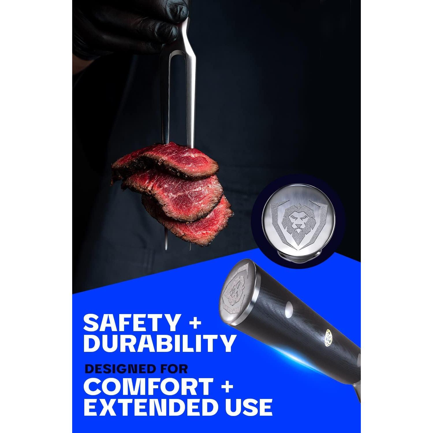 Tenedor de Carne Dalstrong El Impalador - Acero Inoxidable 22 cm