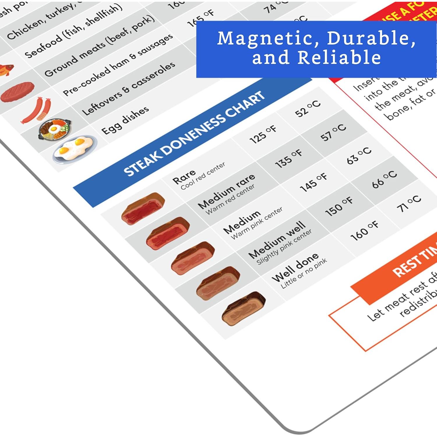 Imán de Temperatura de Carne GLOBE ROCKET 12.7x19.3 cm