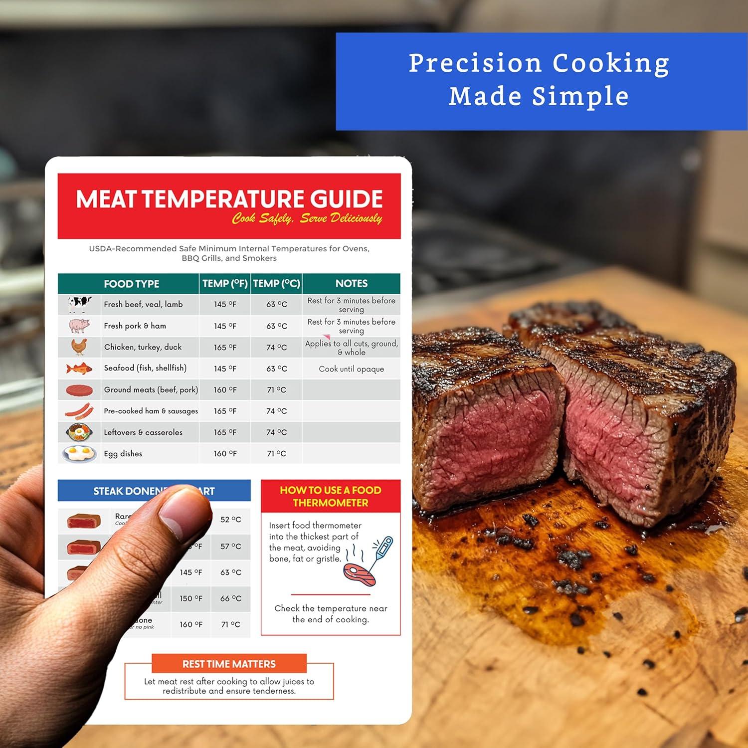Imán de Temperatura de Carne GLOBE ROCKET 12.7x19.3 cm