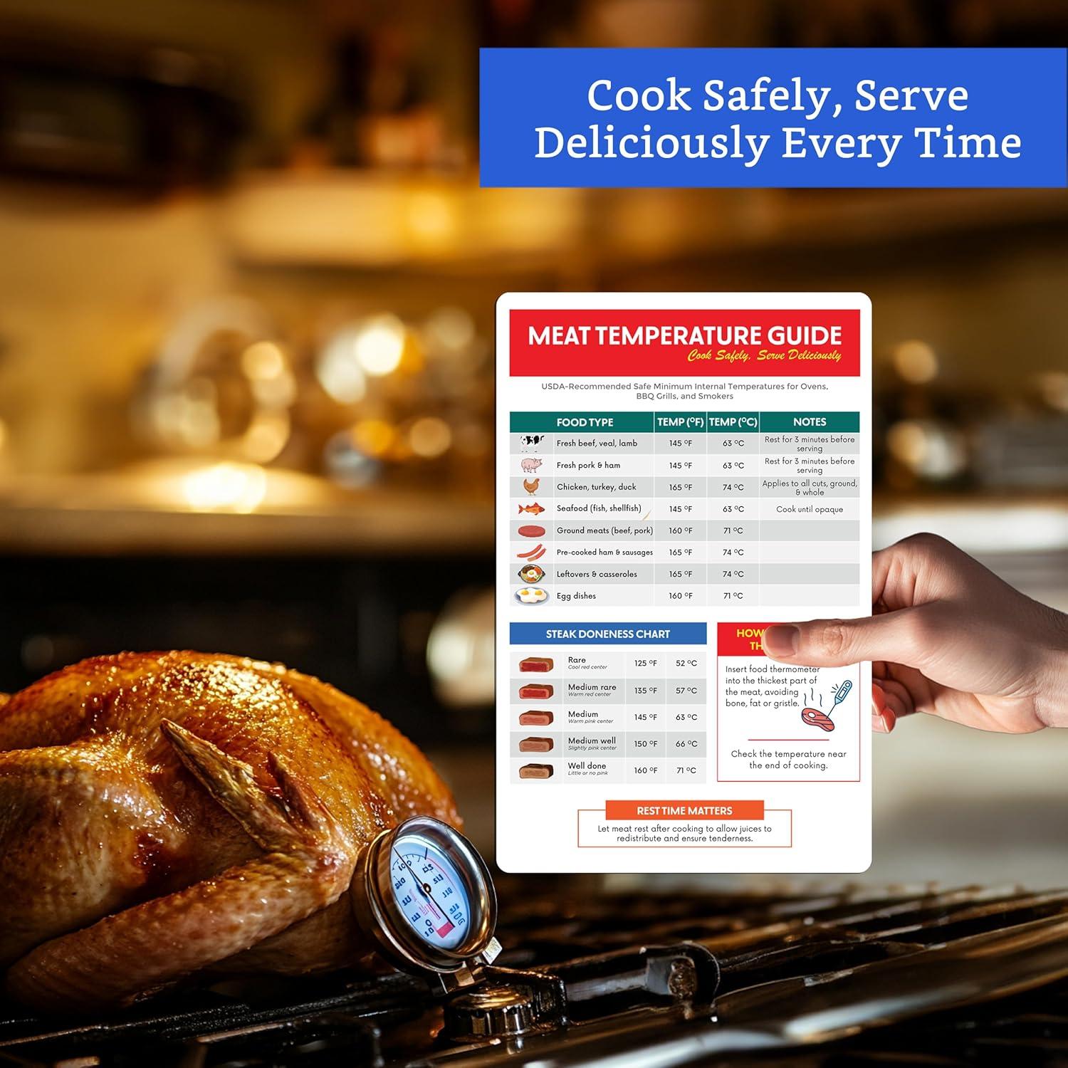 Imán de Temperatura de Carne GLOBE ROCKET 12.7x19.3 cm